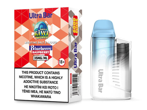 Ultra Bar Blueberry Raspberry Disposable Vape - Shisha Glass