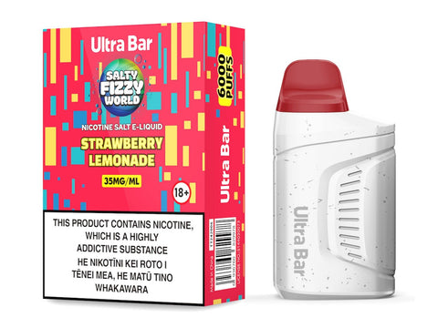 Ultra Bar Strawberry Lemonade Disposable Vape - Shisha Glass