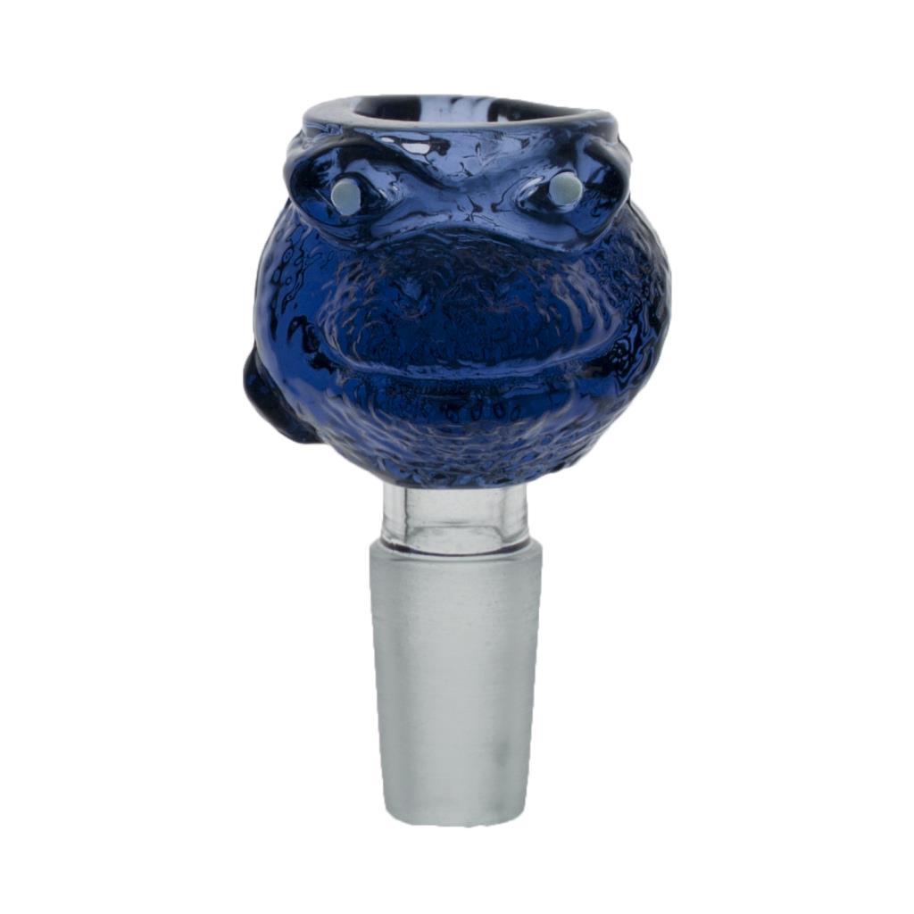 USA Turtles Head Blue Glass Shisha Bowl 14.5mm | Shisha Glass
