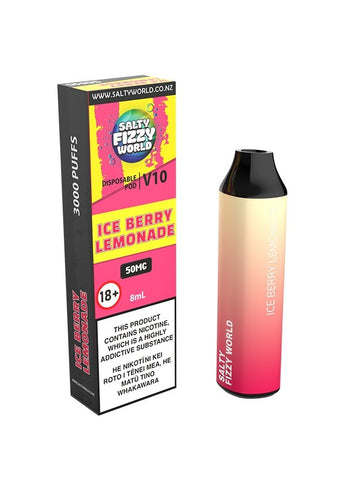 V10 Disposable Ice Berry Lemonade - Shisha Glass