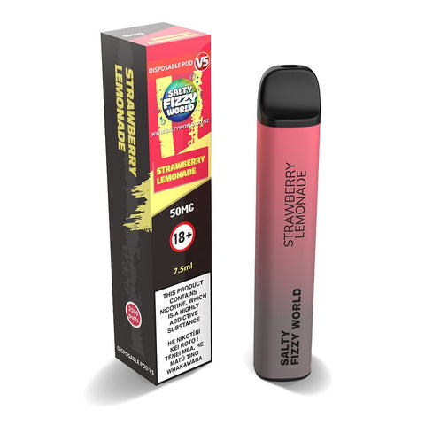 V5 Disposable Strawberry Lemonade - Shisha Glass