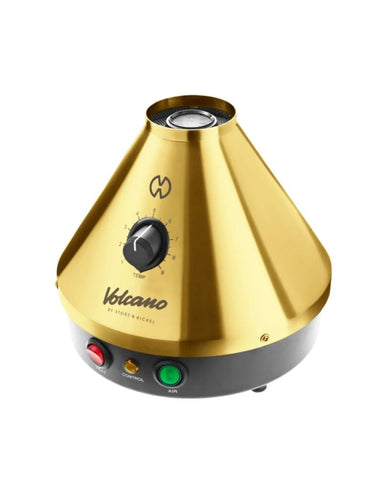 VOLCANO CLASSIC Gold Edition Weed Vaporizer with AU Plug & EASY VALVE Starter Set - Shisha Glass
