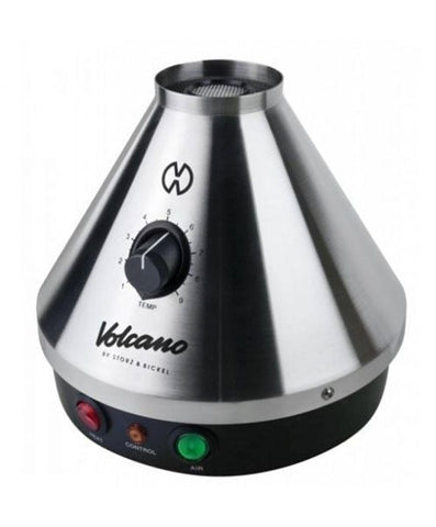 VOLCANO CLASSIC Weed Vaporizer with AU Plug & EASY VALVE Starter Set - Silver - Shisha Glass