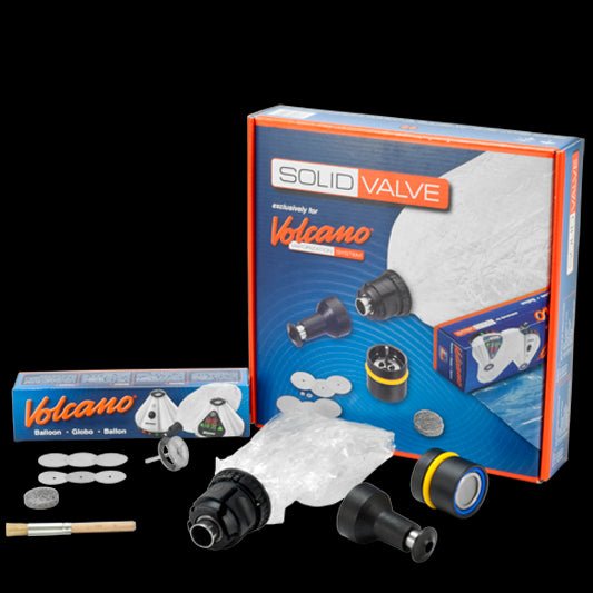 Volcano SOLID VALVE Weed Vaporizer Starter Kit - Shisha Glass