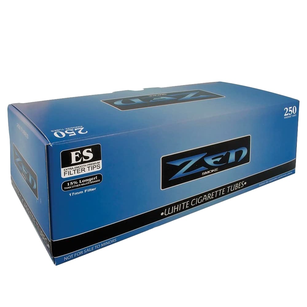 Zen White Empty Tubes Box - Shisha Glass